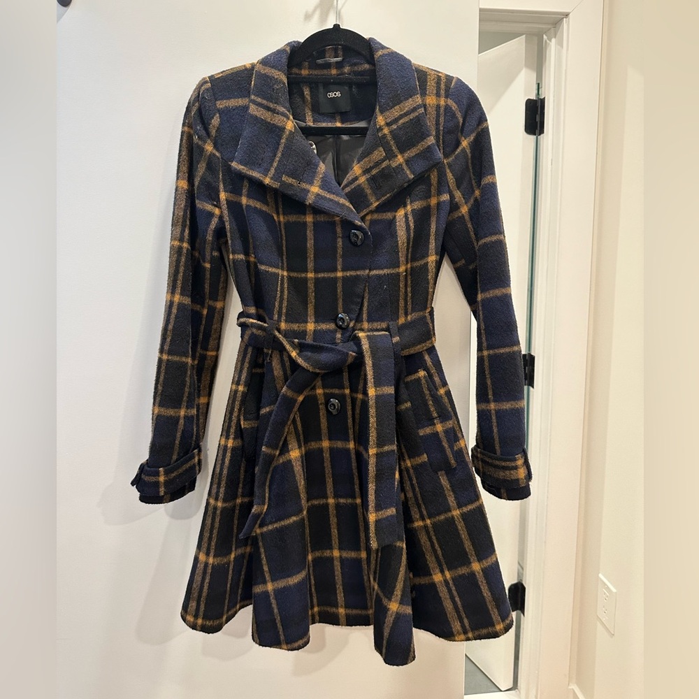 ASOS peplum coat - Picture 3 of 5
